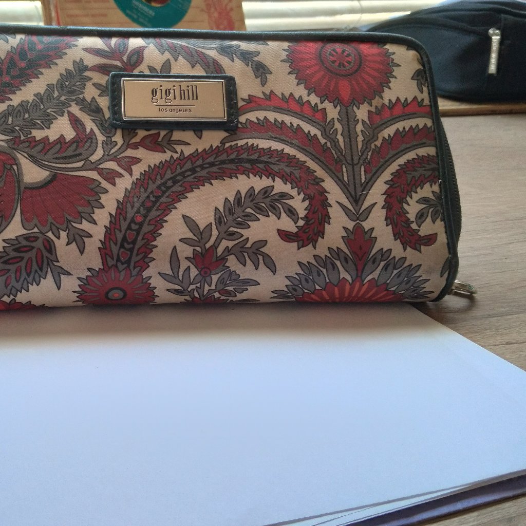 Gigi Los Angeles Floral Clutch Bag